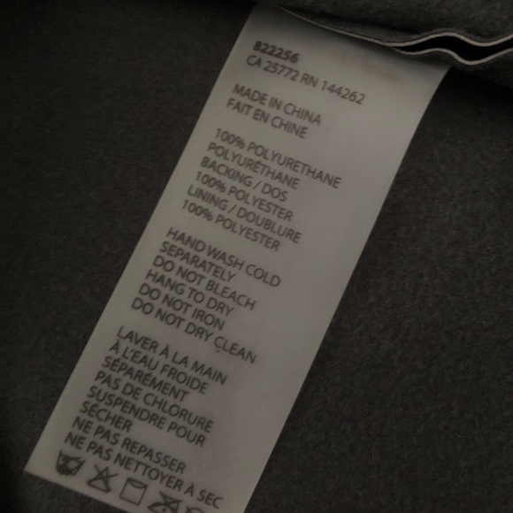 DEX Black Leather Studded Shift Mini Moto Dress - Picture 7 of 8